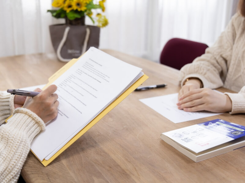 カウンセリングの様子